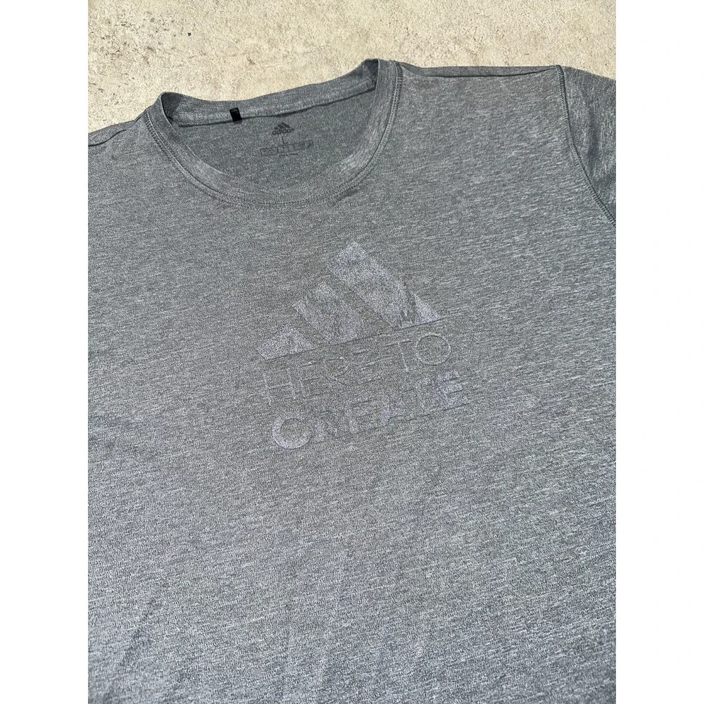 Adidas Men's Sz L T Tee Shirt Black Graphic Print Logo Here‎ To Create